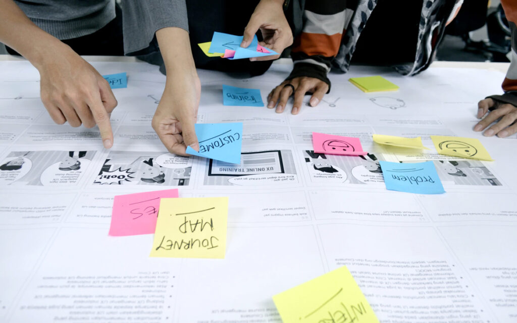 User roadmap for mobile app design